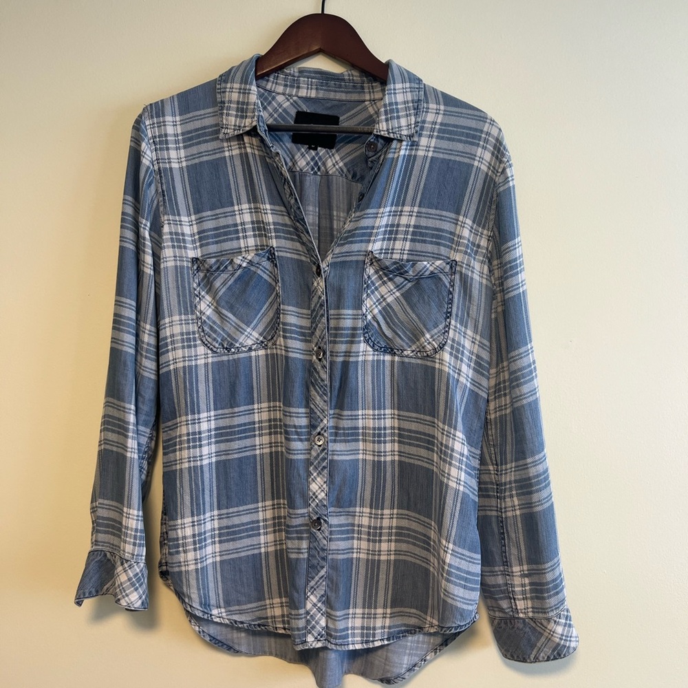 Rails Blue Tartan Shirt